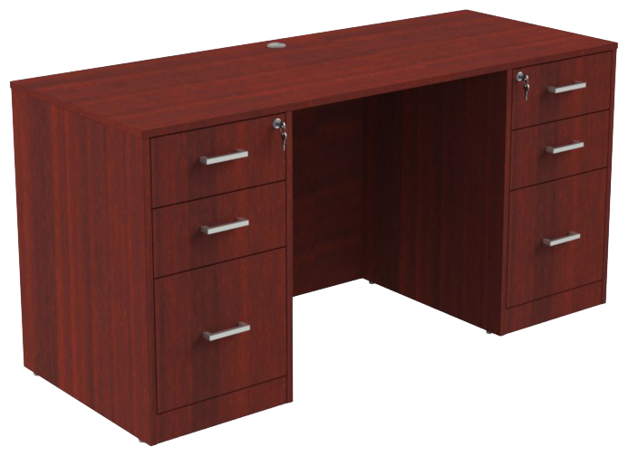 Evolution Credenza - Double Pedestal
