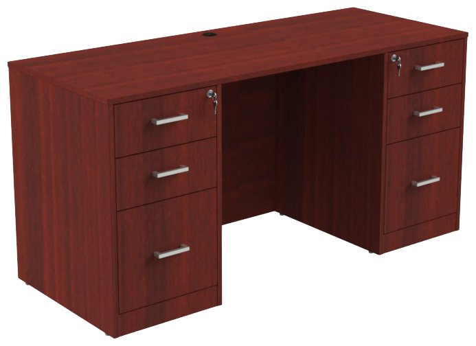 Evolution Credenza - Double Pedestal