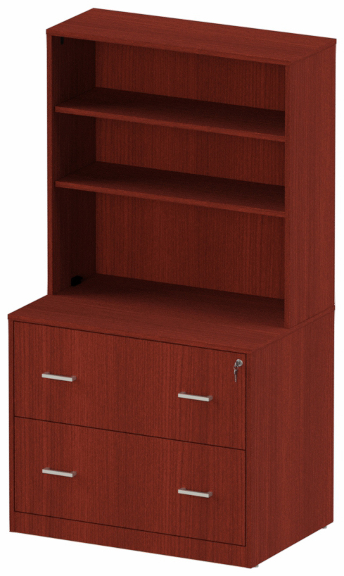 Evolution Lateral File/Bookcase Combo