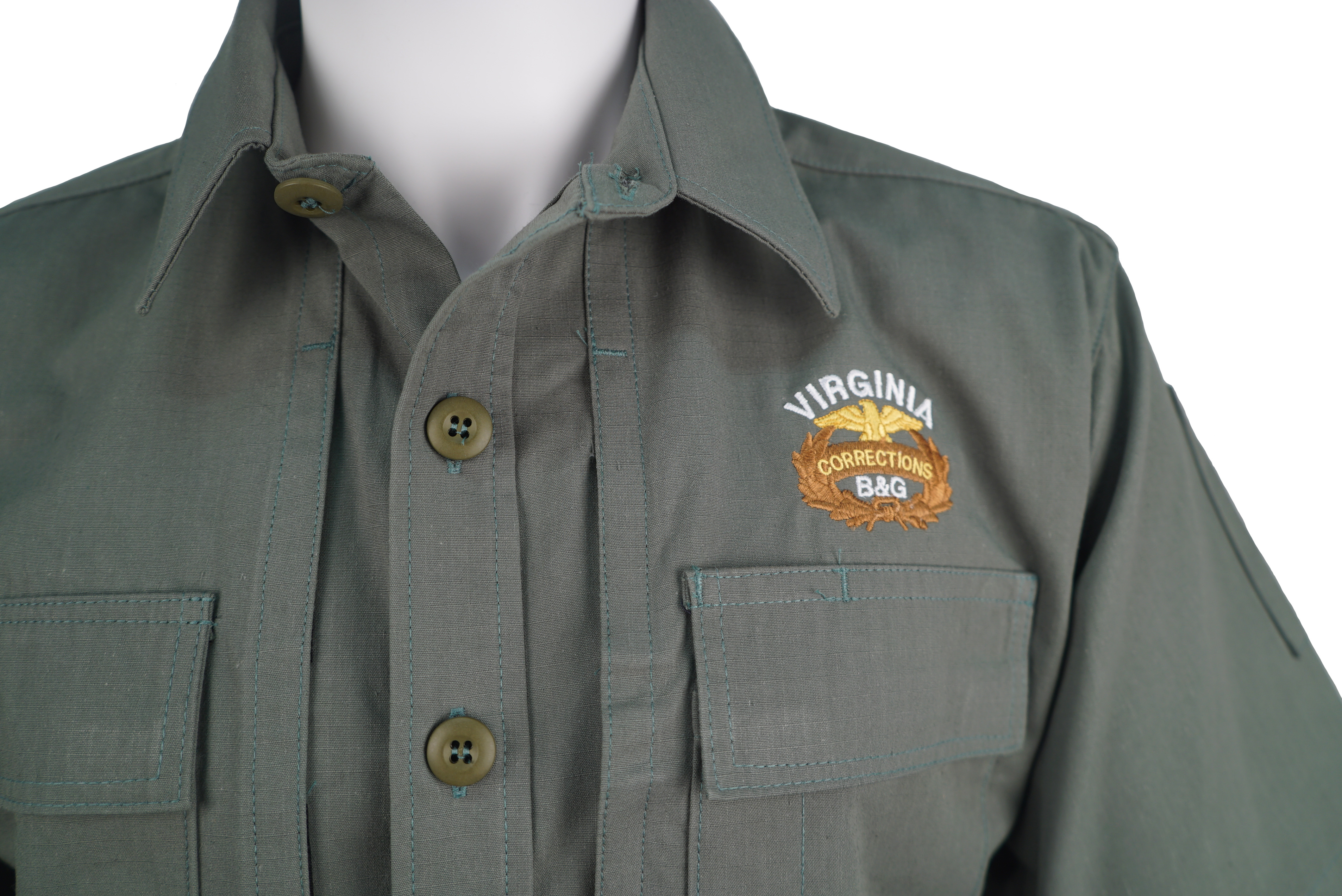 B&G Short Sleeve Olive RipStop Shirt